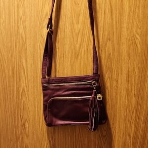 HOBO Deep Burgundy Crossbody Bag